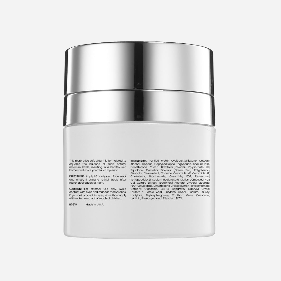 Fix Studios HydraLume™ Lipid Enriched Hydration Cream medical-grade moisturizer product back