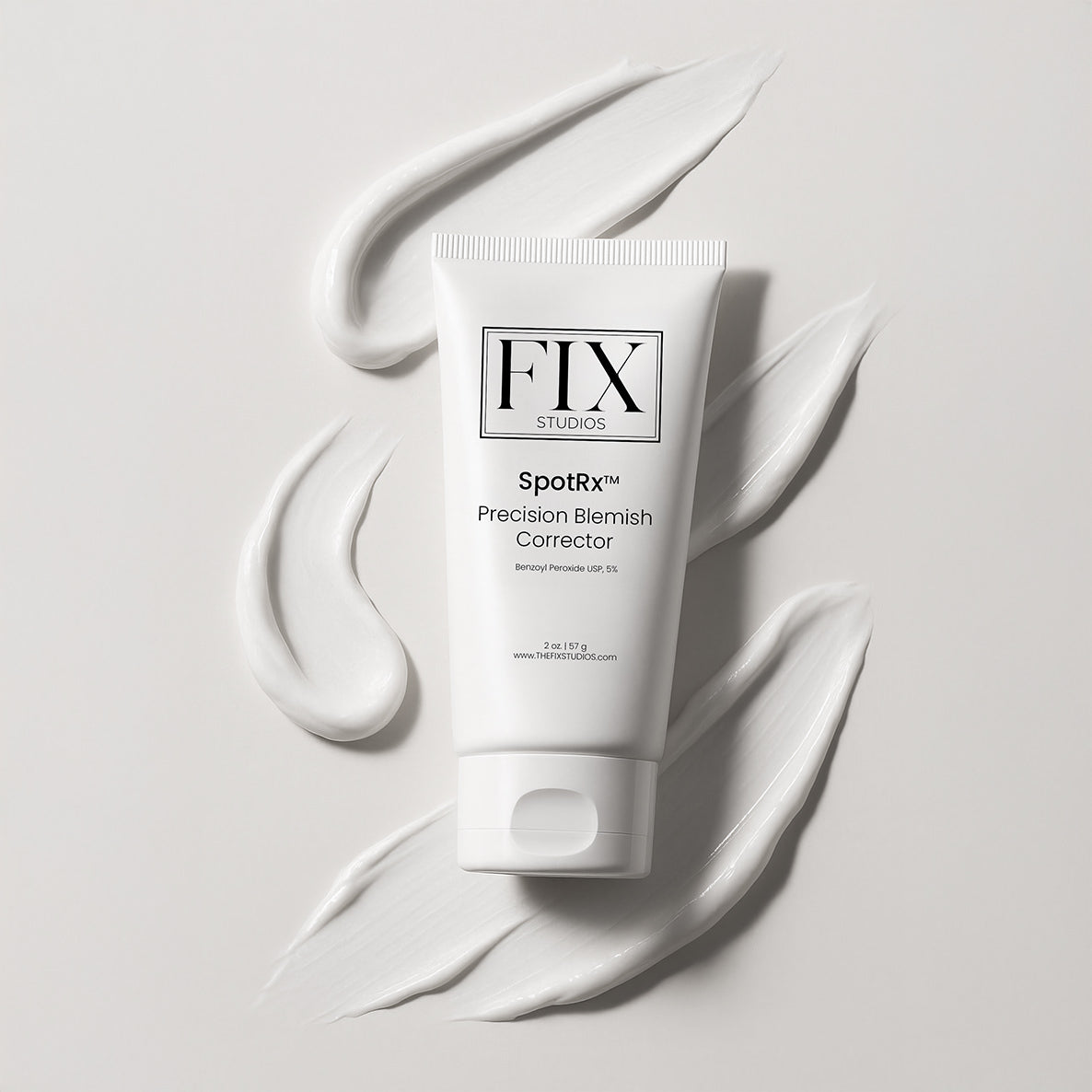 Fix Studios medical-grade SpotRx Precision Blemish Corrector Benzoyl Peroxide fast-acting acne spot treatment