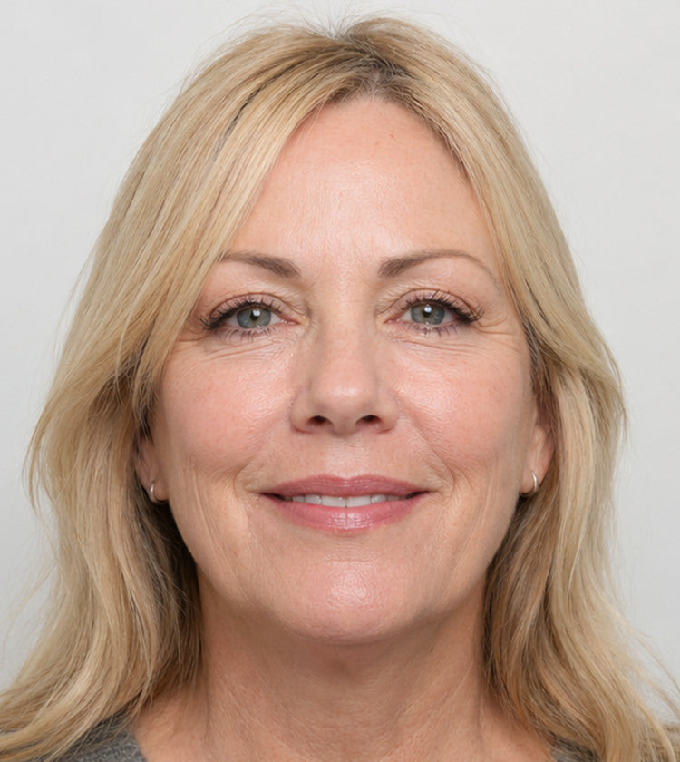 Botox after photo showing subtle upper lip definition and natural lip flip smile refinement at Fix Studios Cincinnati Mason OH.