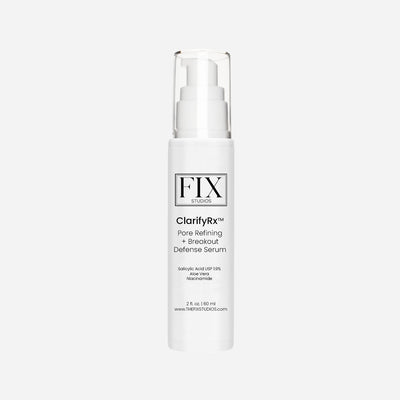 Fix Studios medical-grade ClarifyRx™ Pore Refining + Breakout Defense Serum