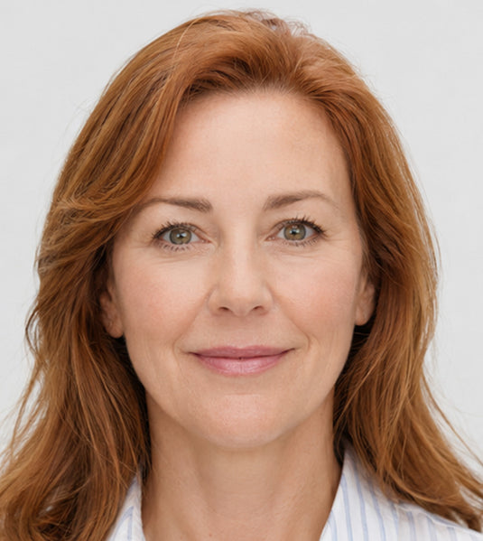Botox and Morpheus8 after photo showing smoother upper-face lines, subtle lip flip, improved skin texture, and tighter-looking face and neck at Fix Studios Cincinnati Mason OH.