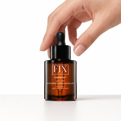 LustraCe™ CE + GTP Antioxidant Radiance Serum medical-grade skincare from Fix Studios cincinnati mason oh