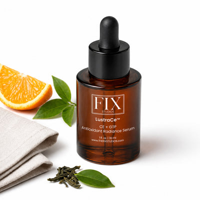 LustraCe™ CE + GTP Antioxidant Radiance Serum medical-grade skincare from Fix Studios cincinnati mason oh