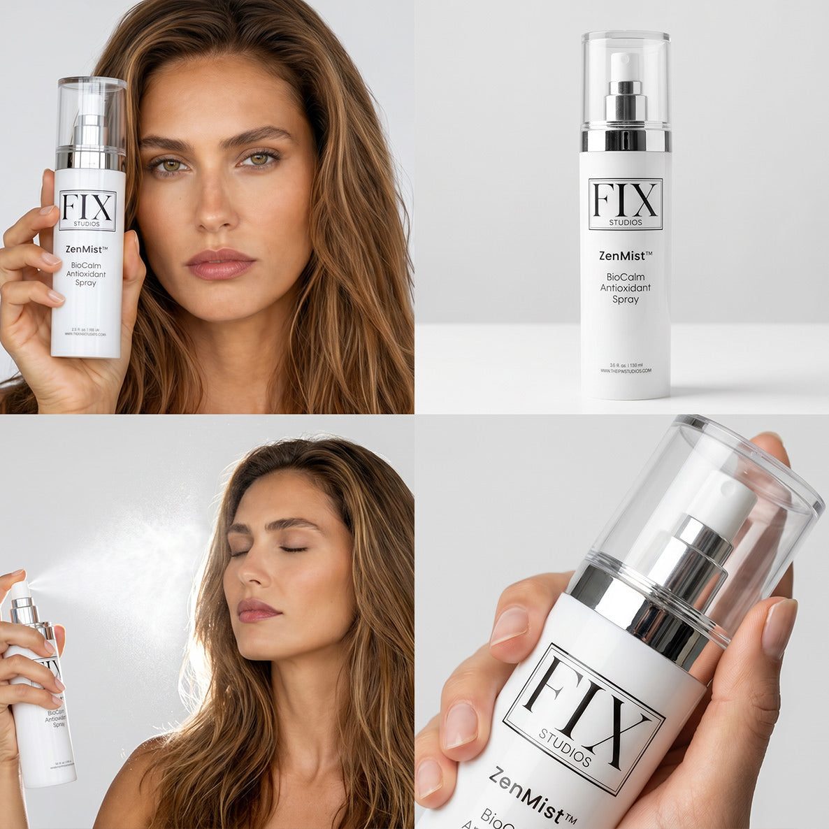 Fix Studios ZenMist™ BioCalm Antioxidant Spray Multi -Angles